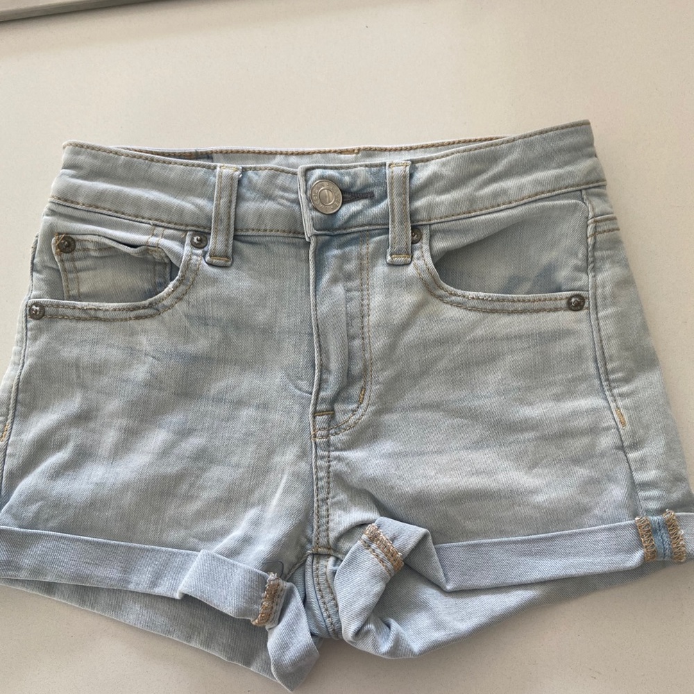 american eagle denim shorts